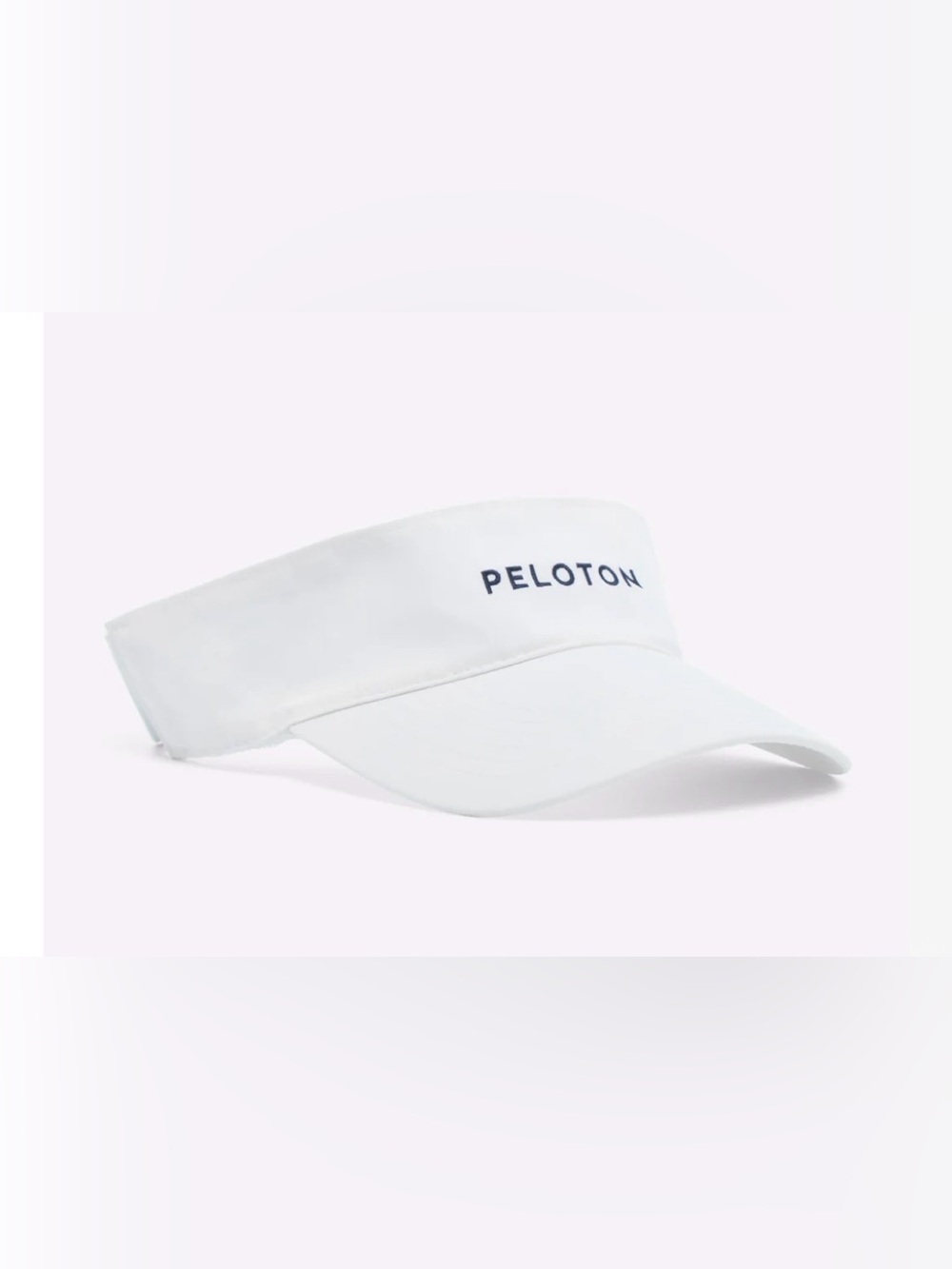 Peloton White Sport Visor, Unisex